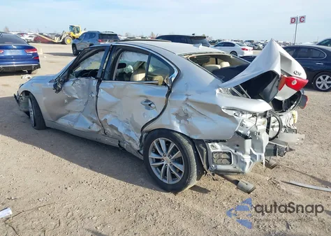2014 Infiniti Q50 Premium from USA, damaged, VIN JN1BV7AP0EM671590
